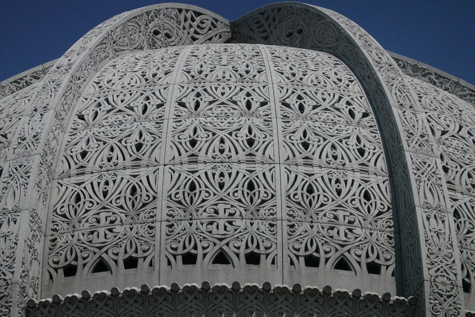 Dome of the Bahai Temple in Chicago