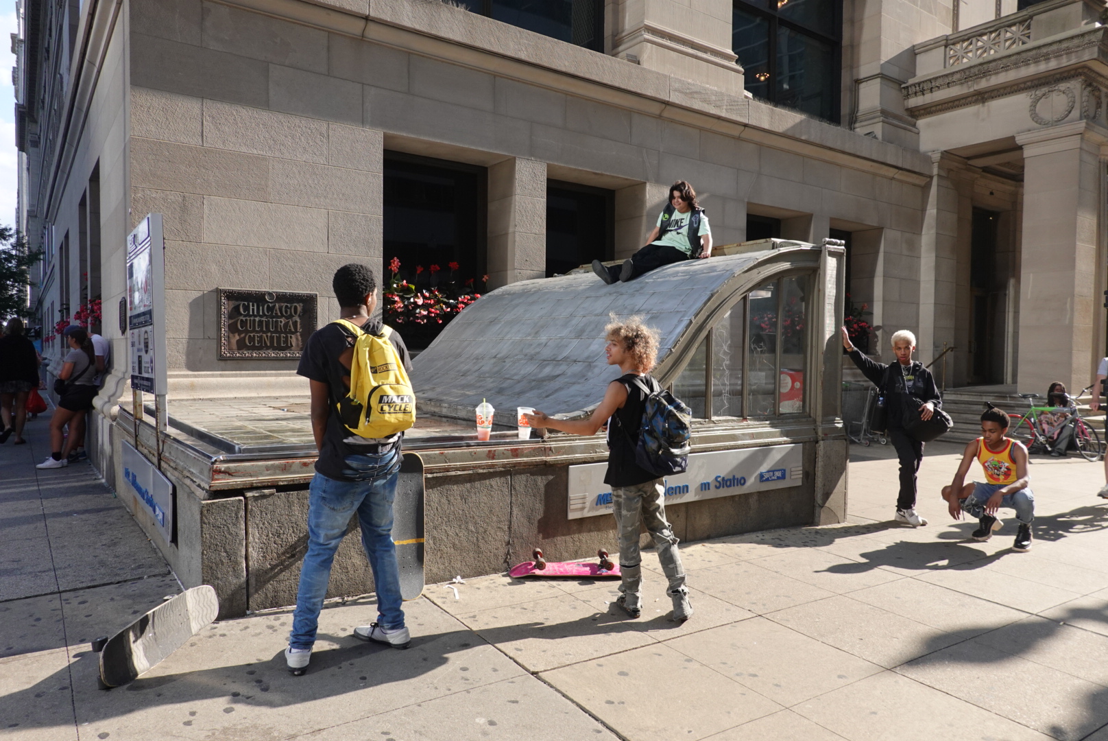 Skaters in Chicago