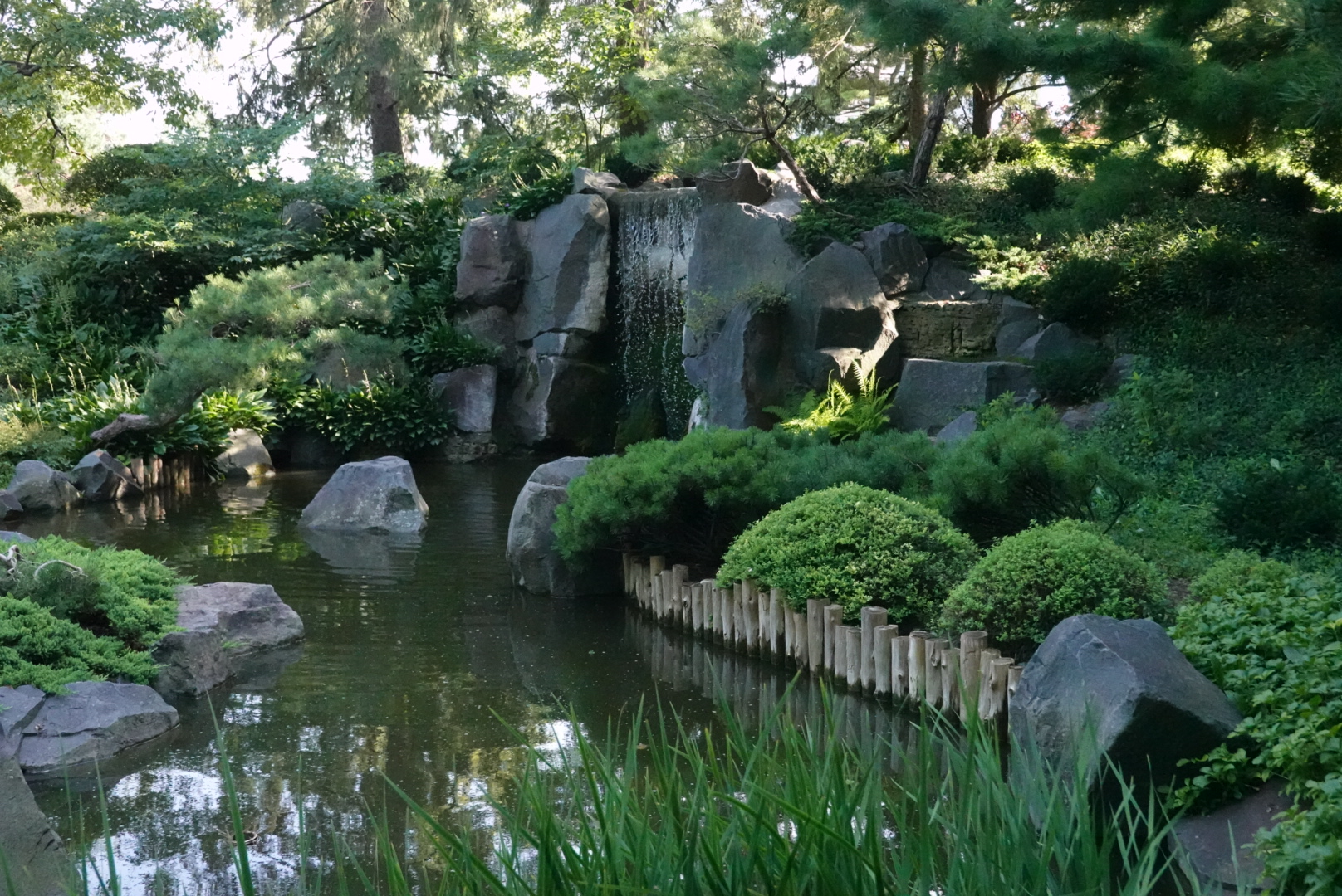 Waterfall in the Japanese Garden